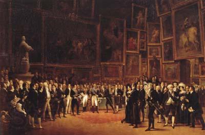 Jean Auguste Dominique Ingres Charles X Bestwing Honors on the Artists of the Salon of 1824,1827 (mk04) Norge oil painting art